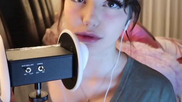 Jinx ASMR Relaxing Heavy Breathing and Ear Rubbing Video